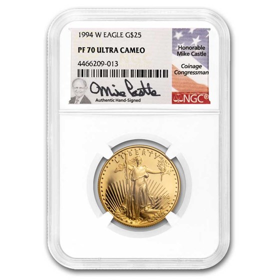 1994-W 1/2 oz Proof Gold American Eagle PF-70 NGC 1994-W 1/2 oz Proof Gold American Eagle PF-70 NGC